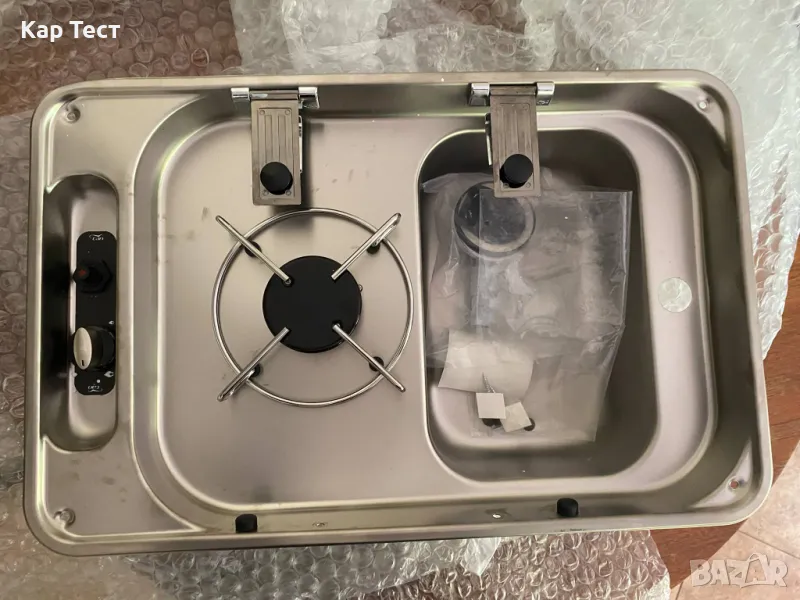 	Комбинирана мивка с газов котлон, снимка 1