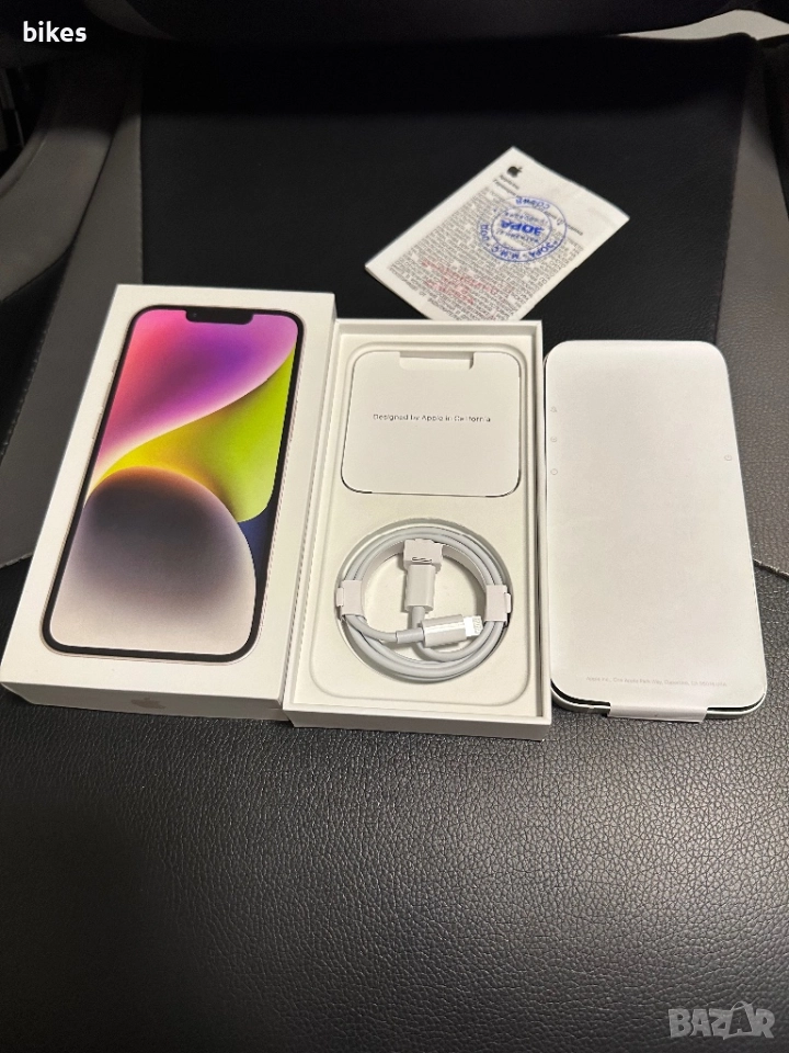 iPhone 14 white 128gb БЕЗУПРЕЧЕН, снимка 1
