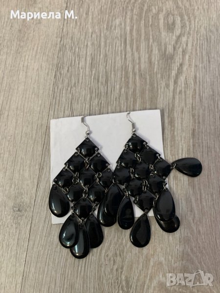 Обеци черни, снимка 1