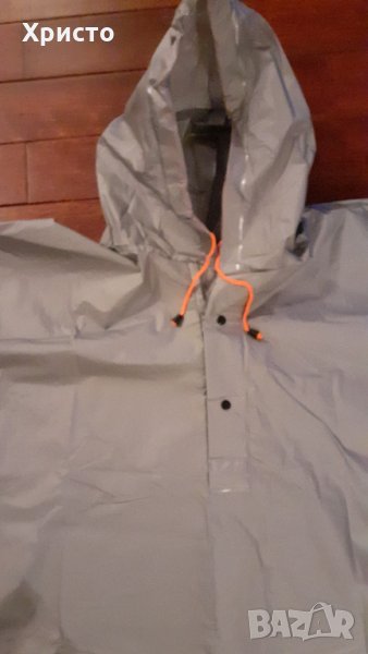 дъждобран сив качествен в чантичка, снимка 1