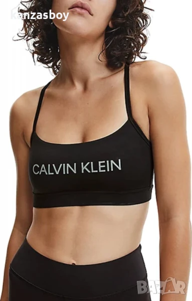 Calvin Klein Performance Low Support Sport Bra - страхотно дамско бюстие НОВО М, снимка 1