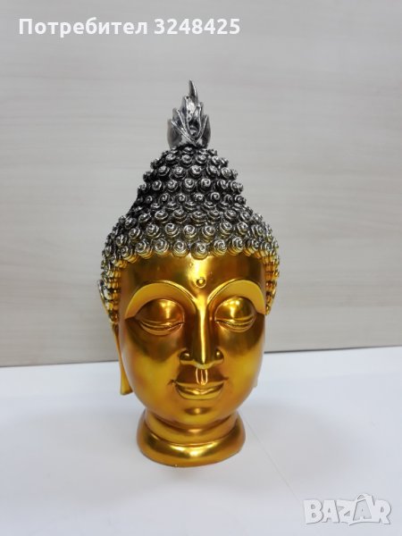 Глава Буда полирезин , снимка 1