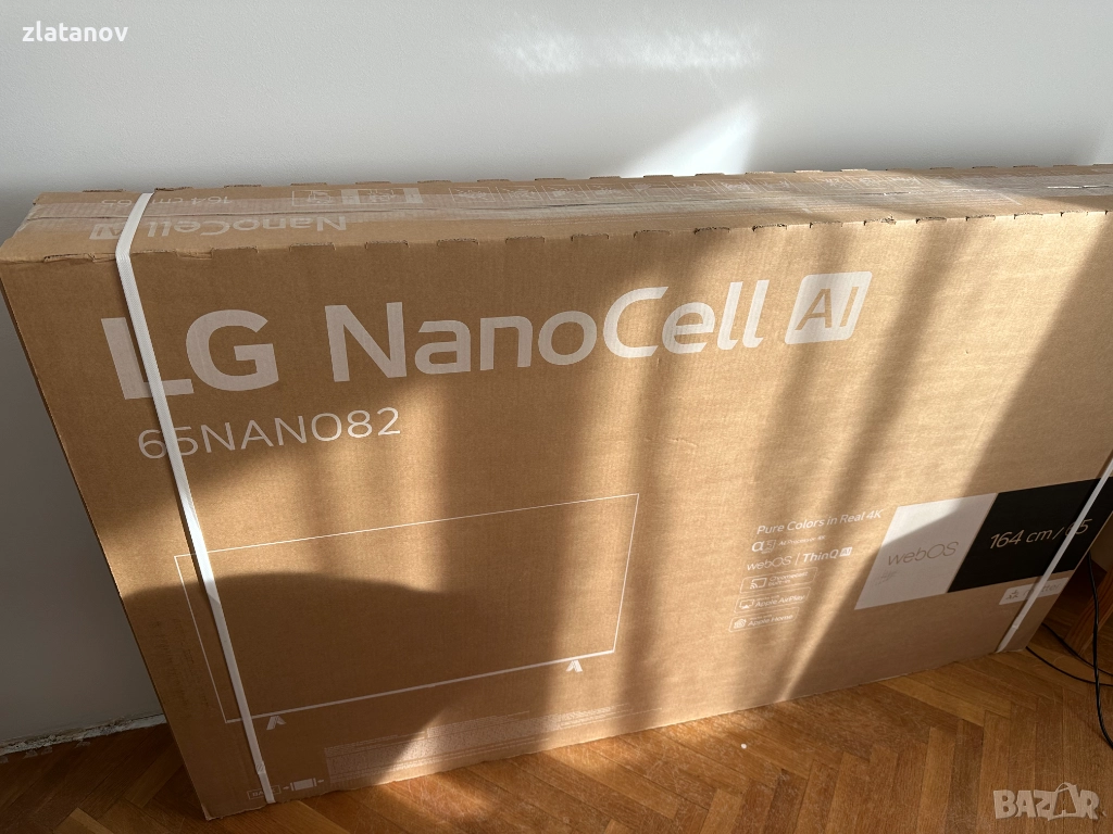 Чисто нов LG 65NANO82 модел 2025, неразопакован, с 2 години гаранция, снимка 1