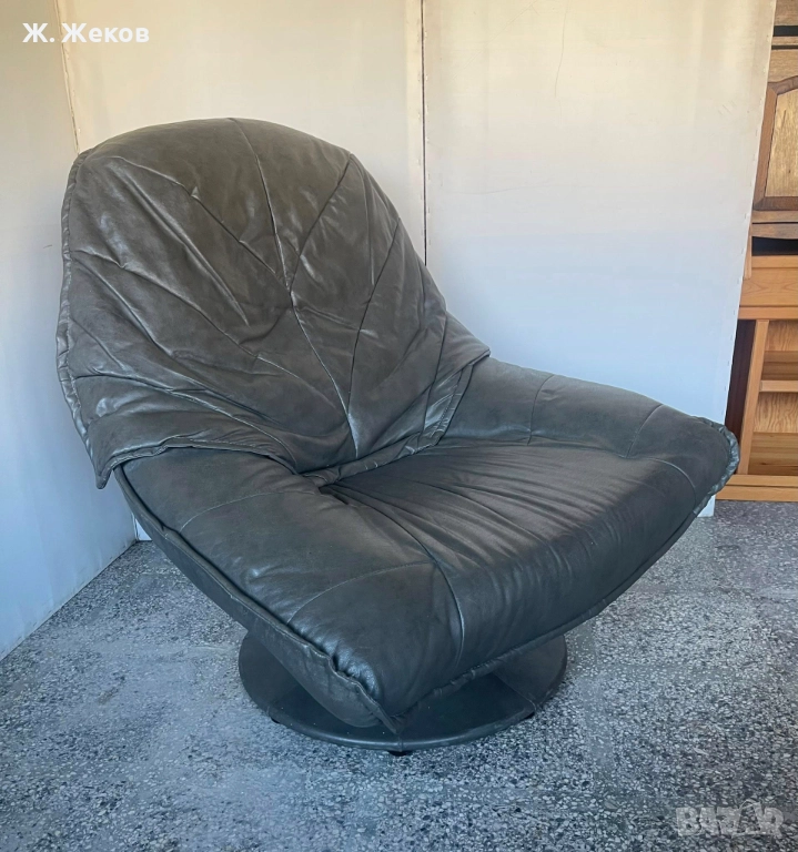 Кожен фотьойл, снимка 1