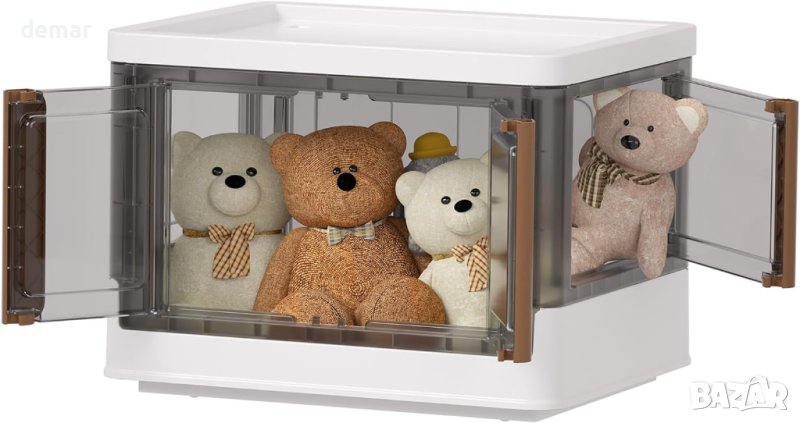 Прозрачна кутия за съхранение/органайзер гардероб 36L , снимка 1