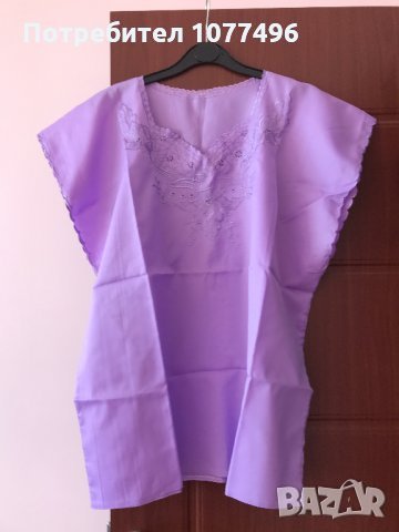 Нова Дамска Лятна Блуза без ръкав с бродерия, снимка 1