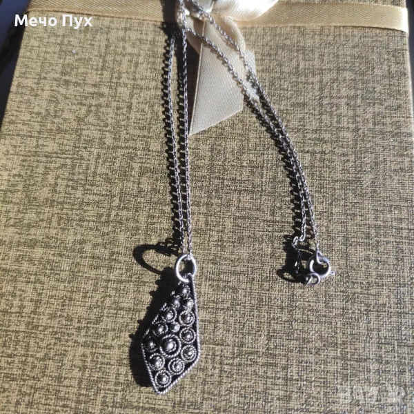 Стар сребърен синджир (330), снимка 1