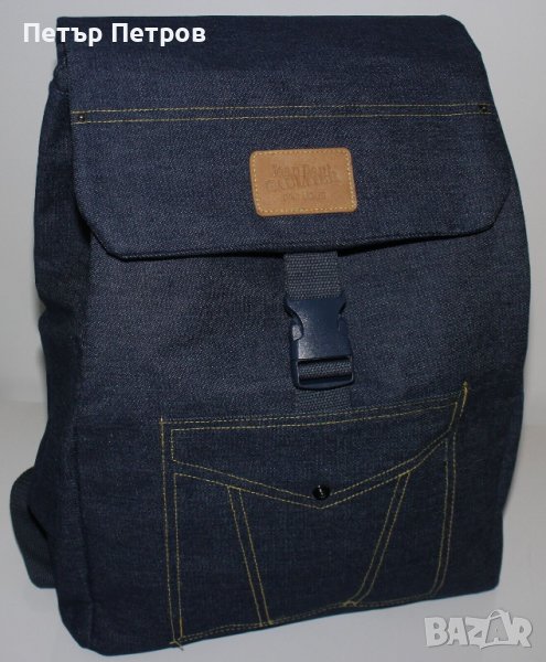 Jean Paul Gaultier лека раница деним / Оригинална, снимка 1