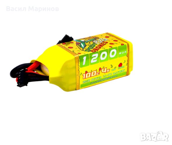 Продавам Li-Po батерии CNHL 1200mAh (1.2Ah) 14.8V 4S 100C, снимка 1