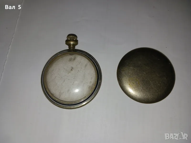 Корпус с капаци за стар джобен часовник Бижута, Часовници Джобни часовници, снимка 1