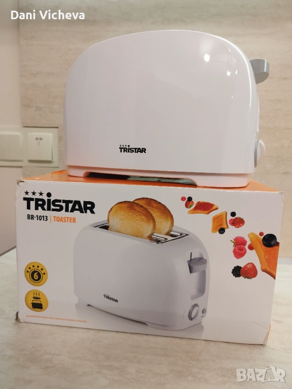 Тостер Tristar BR-1013 за 2 филийки, снимка 1