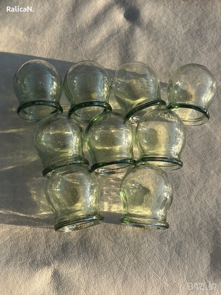Вендузи стъклени 9бр, снимка 1