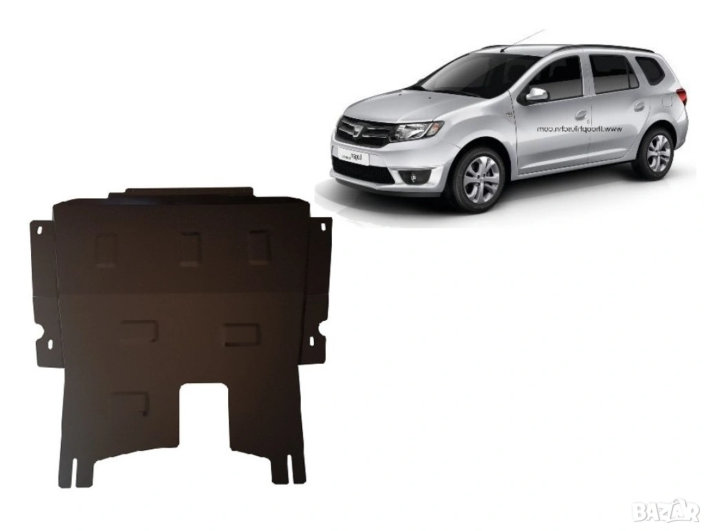 Метална кора под двигател и скоростна кутия Dacia Logan / Logan MCV 2012г – 2020г, снимка 1