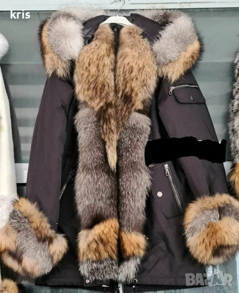 Най новия модел дамско яке парка чисто ново, снимка 1