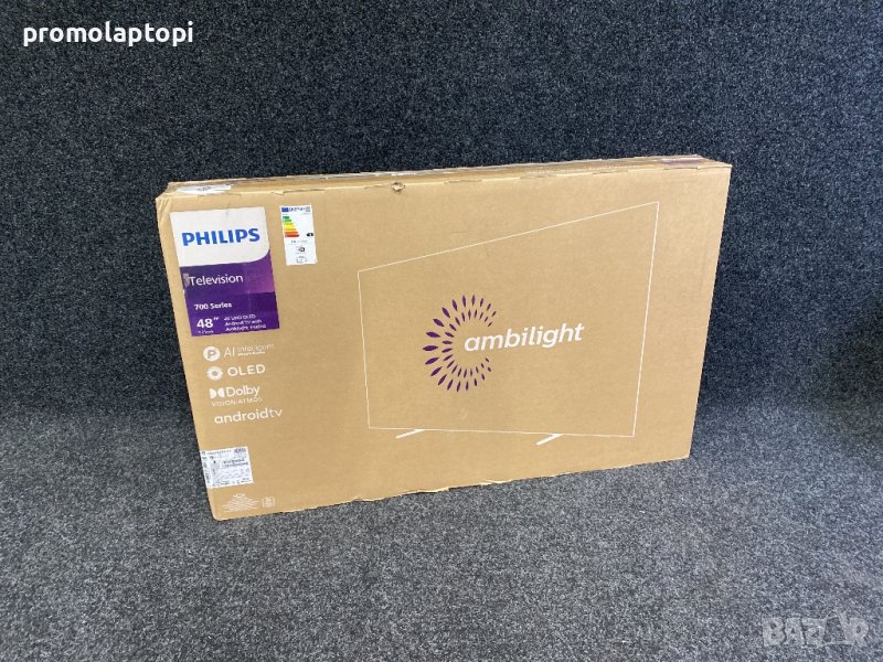 Телевизор PHILIPS 48OLED707 - Счупен Дисплей., снимка 1