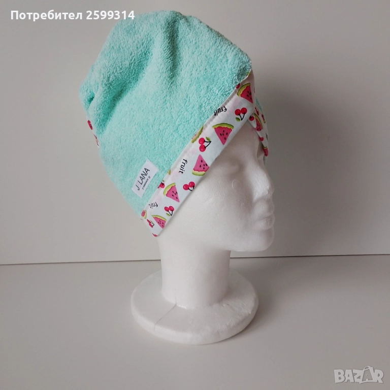 Памучна кърпа/тюрбан за коса, снимка 1