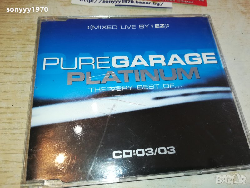 PURE GARAGE PLATINUM CD 03/03 ORIGINAL CD 2003231209, снимка 1