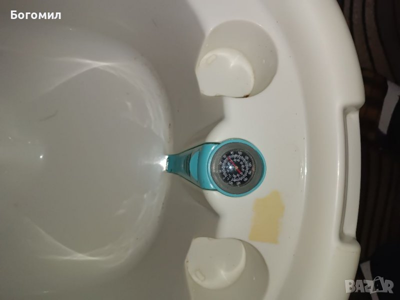 Бебешка вана с термометър, снимка 1