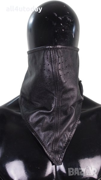 №3569 Мото маска от естествена кожа, снимка 1