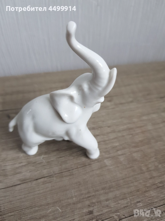Порцеланово слонче на немската фирма Gräfenthal, снимка 1