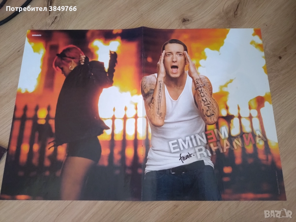 еминем и риана , снимка 1