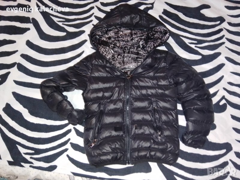 Детско двулицево, зимно яке, снимка 1