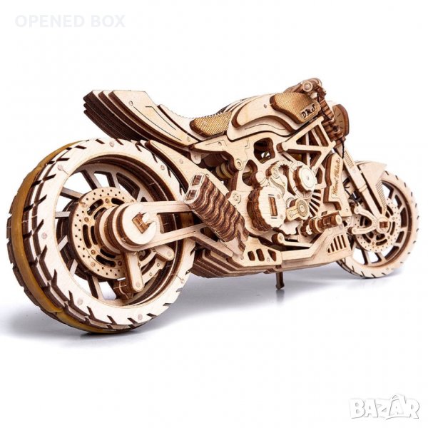 Дървен конструктор Wood Trick Motorcycle DMS, снимка 1