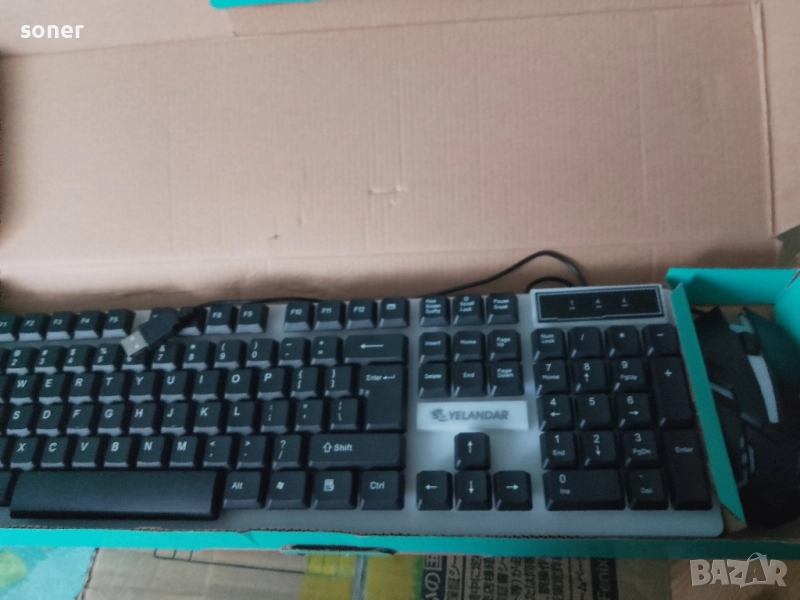 комплект клавиатура и мишка, снимка 1