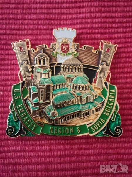 Отряд за морска охрана на USMC MSG София България Challenge Coin. , снимка 1