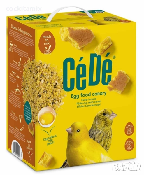 Яйчна храна за жълти канари CeDe кутия 5кг, снимка 1