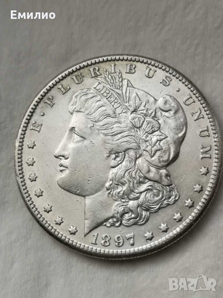 Usa One dollar 1897-S, снимка 1