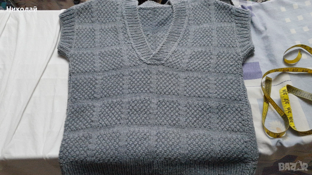 Плетен елек, снимка 1