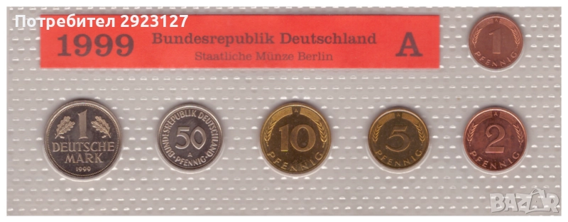 МАТИРАН СЕТ ФЕДЕРАЛНА РЕПУБЛИКА ГЕРМАНИЯ 1999 /А/, снимка 1