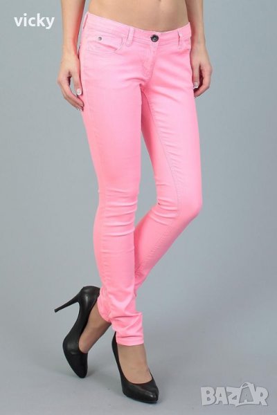 Дамски дънки в бонбонено розов цвят, Tom Tailor, снимка 1