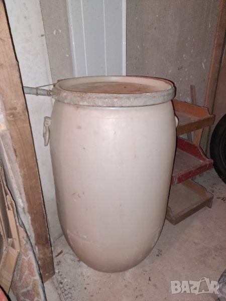 Голям бидон с широк капак, снимка 1