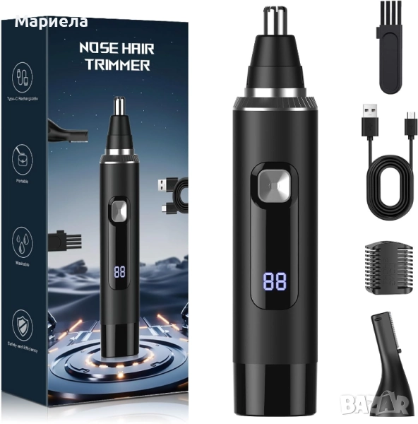 Тример за уши и нос / Зареждаема батерия, снимка 1