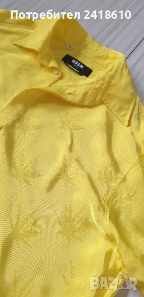 MSGM Milano Italy Print Mens Size 41 / 16 - L ОРИГИНАЛ! НОВО! Мъжка Риза!, снимка 1