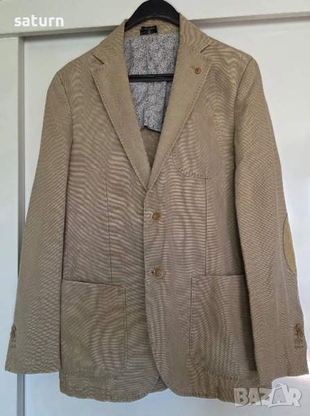 мъжко сако блейзър Massimo Dutti лен номер EU 48/ M, снимка 1