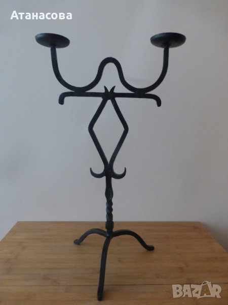 Свещник ковано желязо СБХ 2, снимка 1