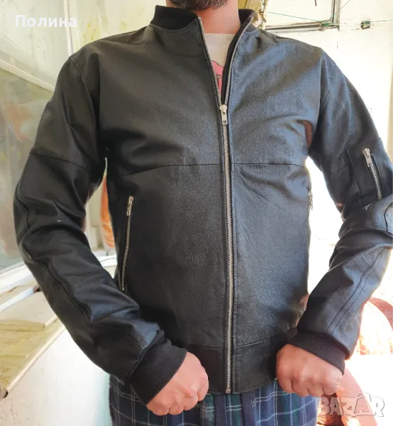 Мъжко яке от еко кожа, снимка 1