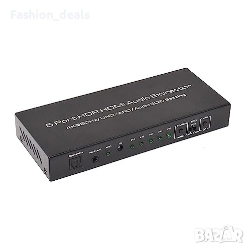 Нов HDMI KVM превключвател Audio Extractor 5 в 1 за PS5 PS4 / Slim Pro , снимка 1