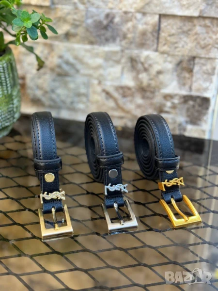 колани от естетствена кожа в кутия ysl saint laurent, снимка 1