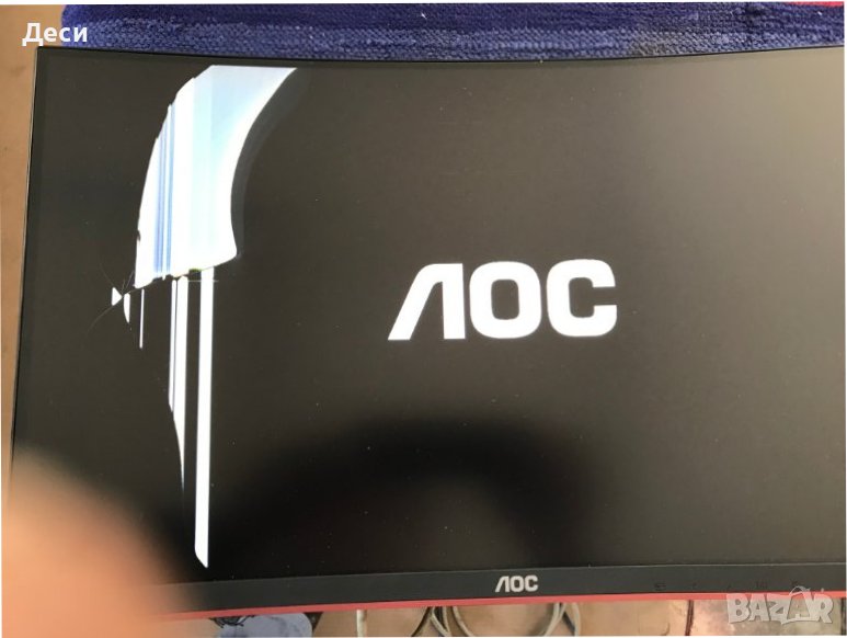 Геймърски монитор AOC C24G1 за части, снимка 1