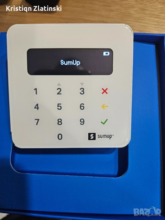 Sum up терминал с кутия и зарядно, снимка 1
