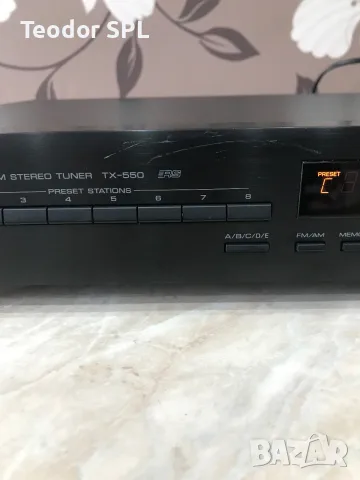 Yamaha TX-550 fm tuner radio, снимка 2 - Радиокасетофони, транзистори - 55727342