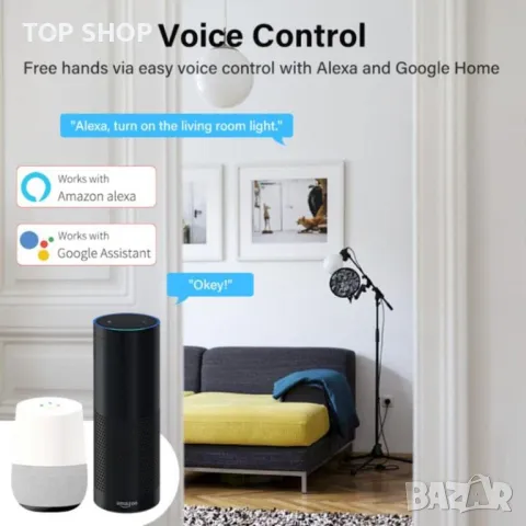 Smart WiFi Switch Module S09- 1 или S03- 10А, снимка 8 - Друга електроника - 48668276