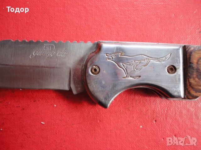 Страхотен полуавтоматичен джобен нож 3, снимка 3 - Ножове - 54086326