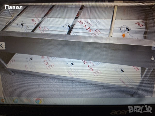 Бен Мари Топла витрина с водна баня, с крака и долен плот-чисто нова, снимка 12 - Витрини - 50933513