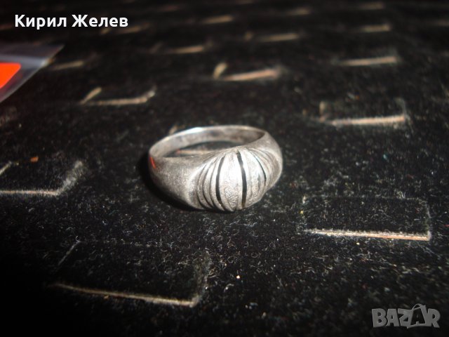СРЕБЪРЕН АРТ ПРЪСТЕН МАЙСТОРСКА РЪЧНА ИЗРАБОТКА ВИНТИДЖ СТИЛ 17541, снимка 14 - Пръстени - 31309303