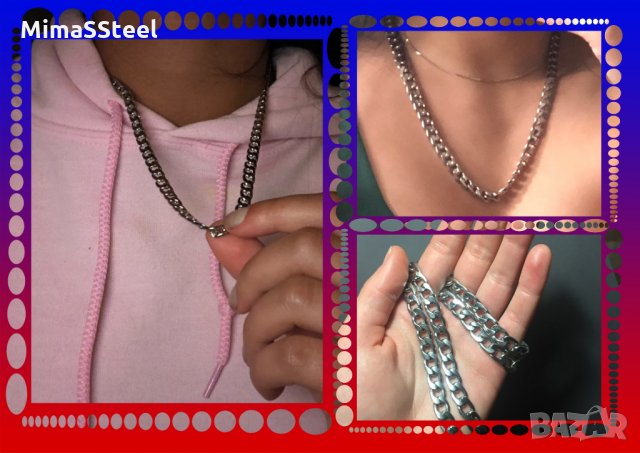 Ланче верижка колие ланец, снимка 5 - Колиета, медальони, синджири - 29263180